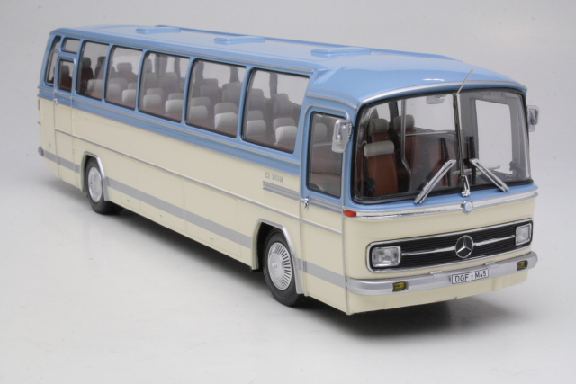 Mercedes O 302 Bus 1965, sininen/kerma - Sulje napsauttamalla kuva