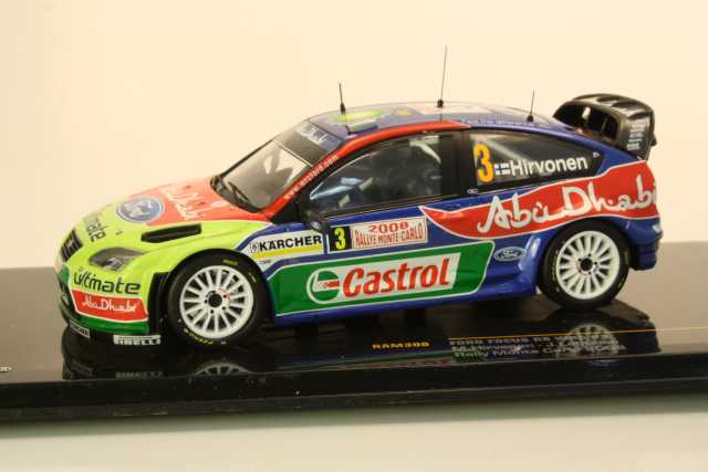 Ford Focus RS WRC, 2nd. Monte Carlo 2008, M.Hirvonen, no.3
