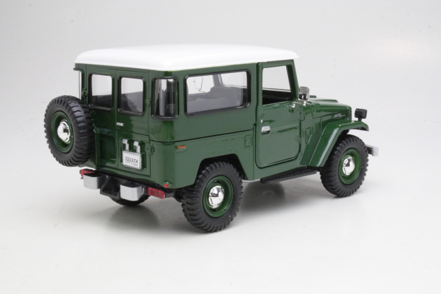 Toyota Land Cruiser FJ40 Hard Top 1980, vihreä/valkoinen - Sulje napsauttamalla kuva