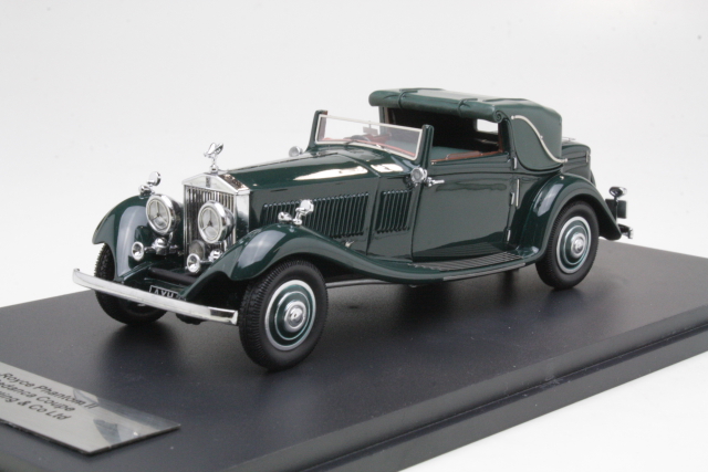 Rolls Royce Phantom II Sedanca Coupe Gurney Nutting 1934, vihreä