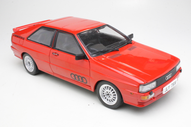 Audi Quattro 1981, punainen - Sulje napsauttamalla kuva