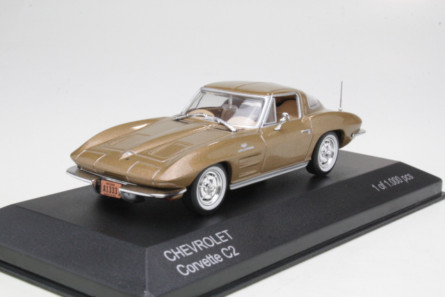 Chevrolet Corvette C2 Sting Ray 1963, gold - Click Image to Close