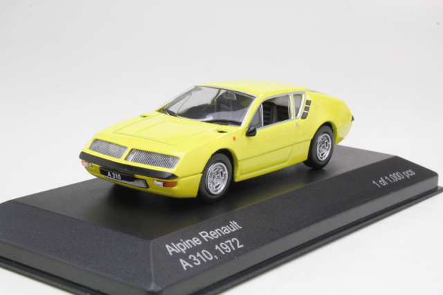 Alpine A310 1600 1972, yellow - Click Image to Close