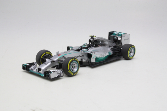 Mercedes AMG F1 W05, Abu Dhabi 2014, N.Rosberg, no.6 - Sulje napsauttamalla kuva