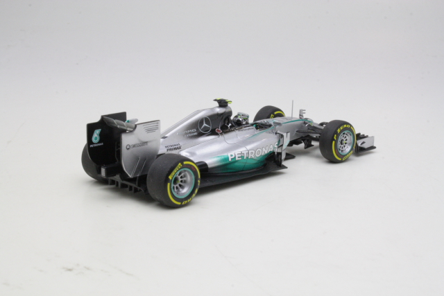 Mercedes AMG F1 W05, Abu Dhabi 2014, N.Rosberg, no.6 - Sulje napsauttamalla kuva