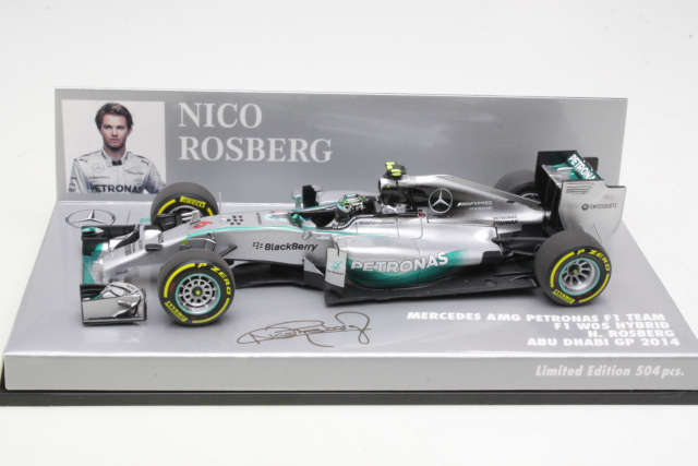 Mercedes AMG F1 W05, Abu Dhabi 2014, N.Rosberg, no.6 - Click Image to Close