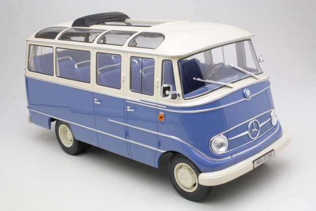 Mercedes O319 Bus 1960, sininen/valkoinen