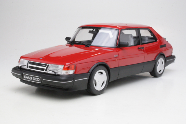 Saab 900 Turbo, punainen - Sulje napsauttamalla kuva