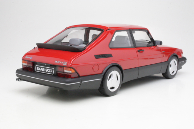 Saab 900 Turbo, red