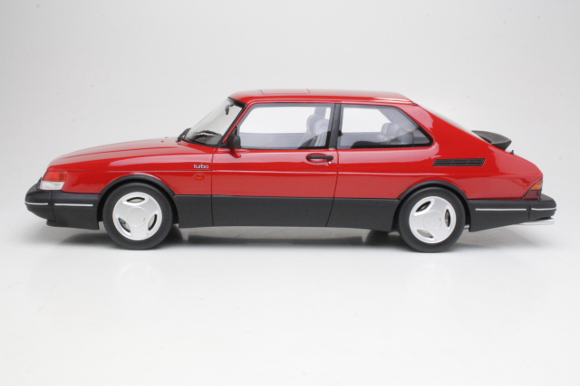 Saab 900 Turbo, red