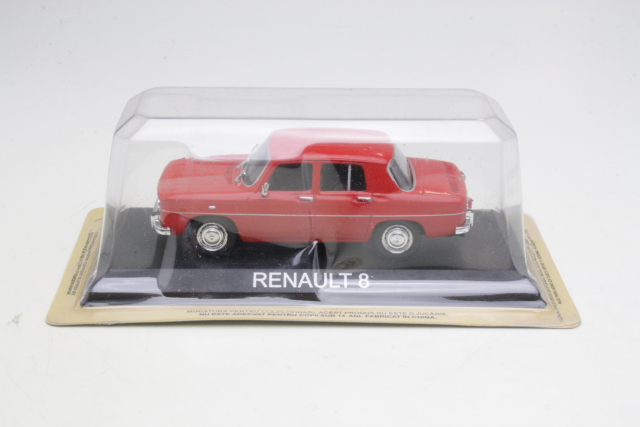 Renault 8, red