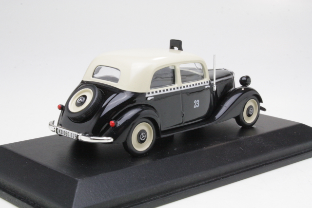 Mercedes 170V Berlin Taxi 1952, black/cream - Click Image to Close