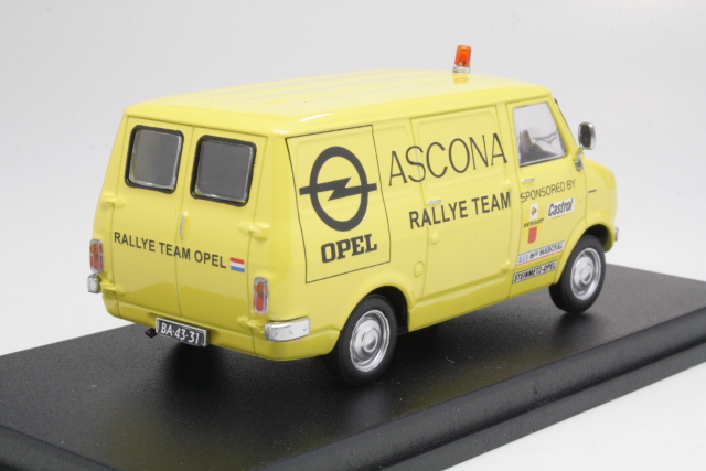 Bedford Blitz "Opel Ascona Rallye Service: Rally Olympia 1972" - Sulje napsauttamalla kuva