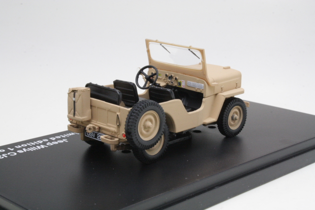 Willys Jeep CJ-3B 1953, hiekanruskea