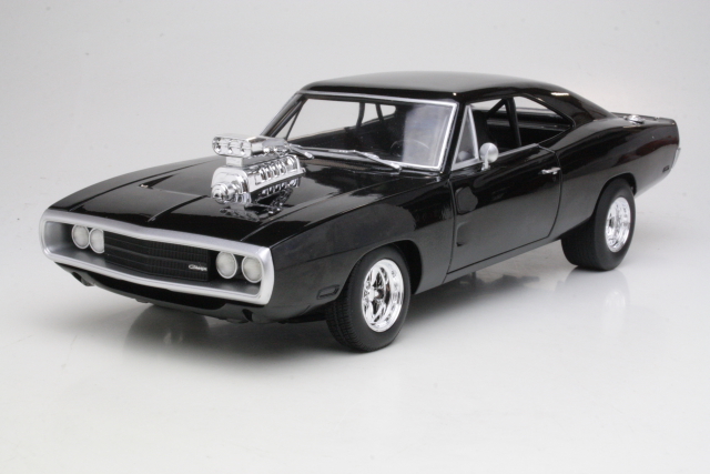 Dodge Charger RT 1970, black "Fast & The Furious" - Sulje napsauttamalla kuva