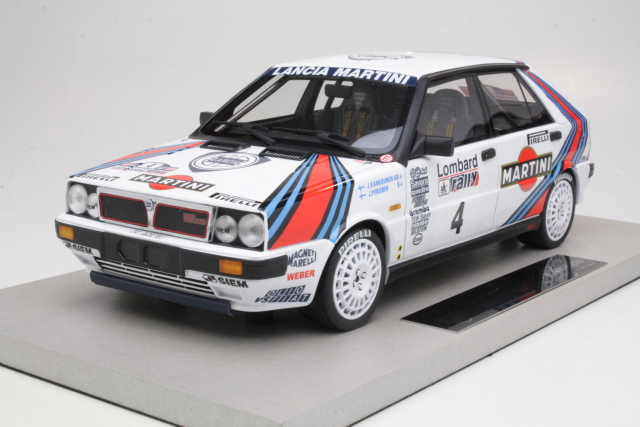 Lancia Delta HF 4WD, 1st. RAC 1987, J.Kankkunen, no.4 - Sulje napsauttamalla kuva