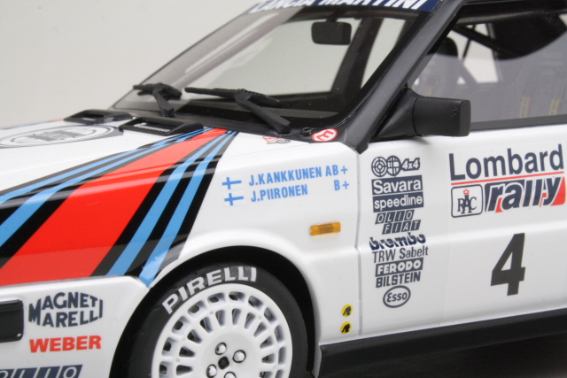Lancia Delta HF 4WD, 1st. RAC 1987, J.Kankkunen, no.4