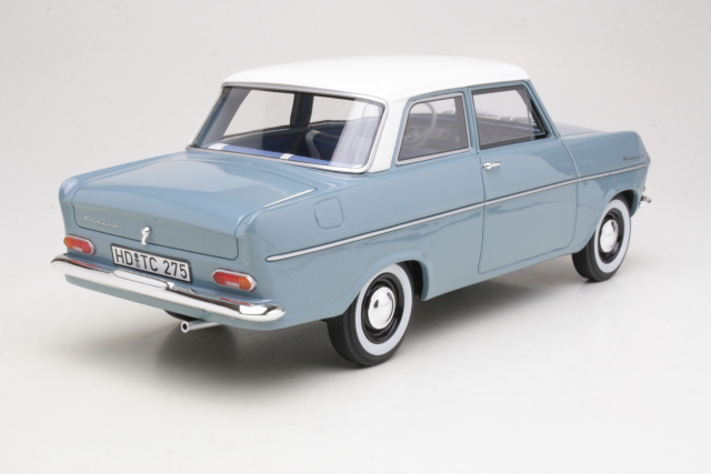 Opel Kadett A 1962, sininen/valkoinen - Sulje napsauttamalla kuva