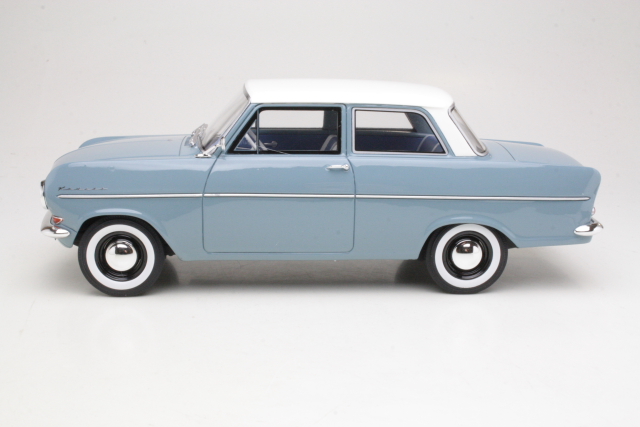 Opel Kadett A 1962, sininen/valkoinen - Sulje napsauttamalla kuva