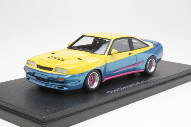 Opel Manta B Mattig 1991, keltainen/sininen