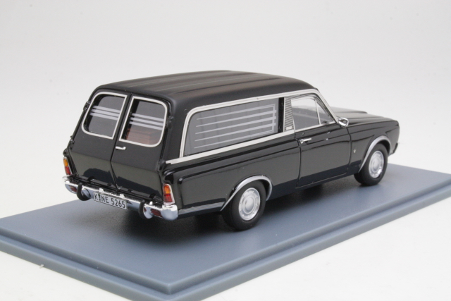 Ford Taunus P7 Pollmann "Ruumisauto" 1969, musta