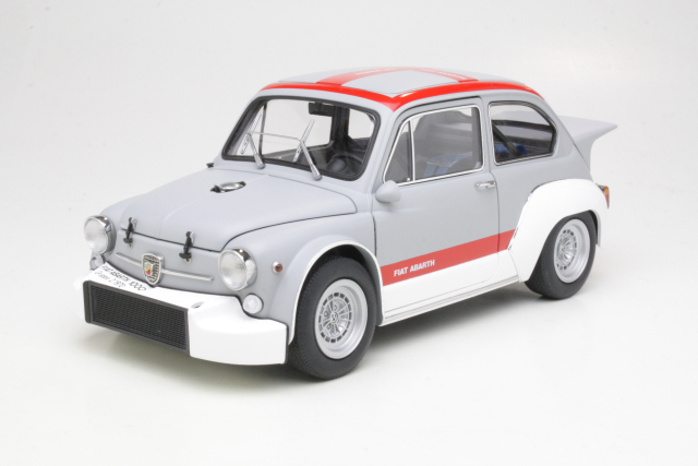 Fiat Abarth 1000 TCR 1970, harmaa/punainen - Sulje napsauttamalla kuva