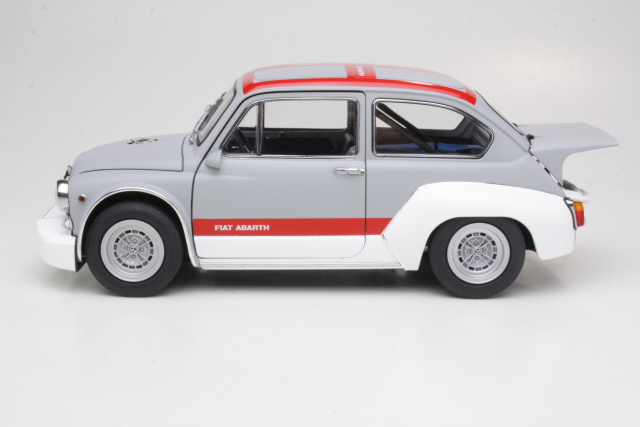 Fiat Abarth 1000 TCR 1970, harmaa/punainen - Sulje napsauttamalla kuva