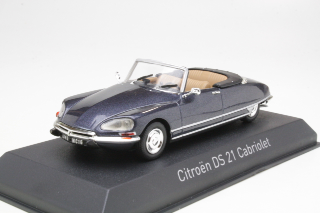 Citroen DS21 Cabriolet 1971, sininen - Sulje napsauttamalla kuva