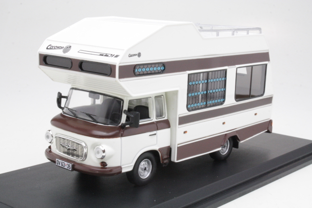 Barkas B1000 1973 Wohnmobil, white/dark red