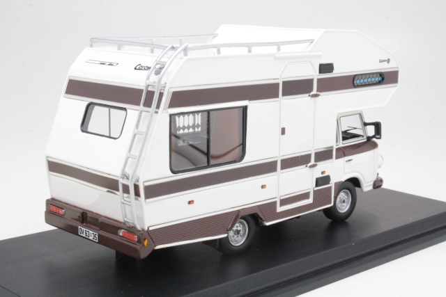 Barkas B1000 1973 Wohnmobil, white/dark red