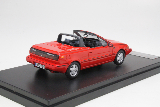 Volvo 480 Cabriolet 1990, red