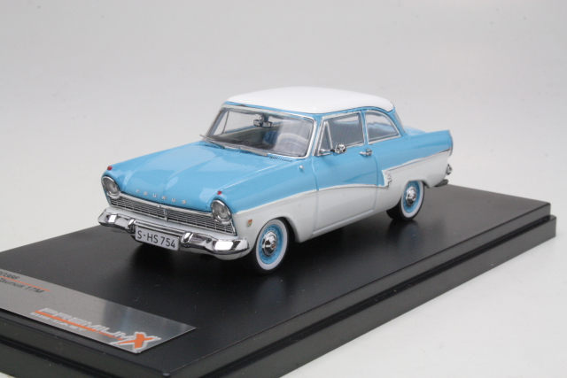 Ford Taunus 17M P2 1957, sininen/valkoinen