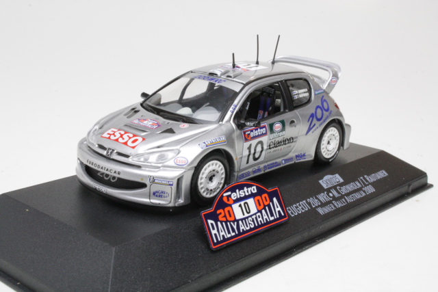 Peugeot 206 WRC, 1st. Australia 2000, M.Grönholm, no.10