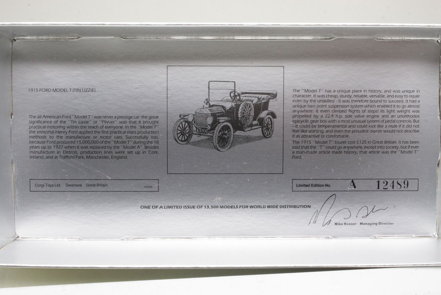 Ford Model T 1915, black