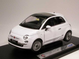Fiat 500 2007, valkoinen