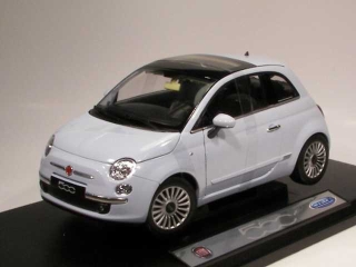 Fiat 500 2007, vaaleansininen