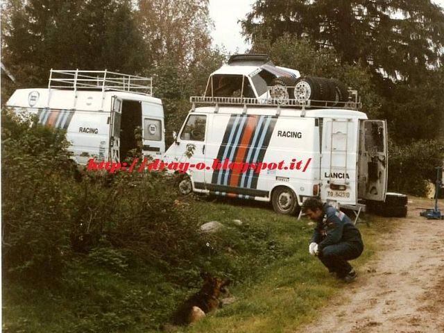 Fiat 242 "Assistenza Lancia Martini Racing" Finland 1986 - Sulje napsauttamalla kuva