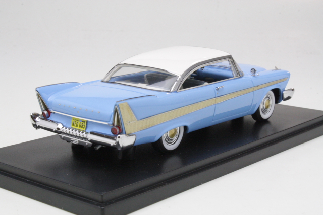 Plymouth Fury Hardtop 1958, light blue/white