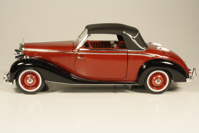 Mercedes 170S Cabriolet "closed" 1950, red/black