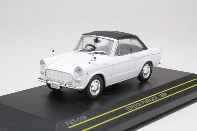 Toyota Publica Convertible 1964, valkoinen "closed top"