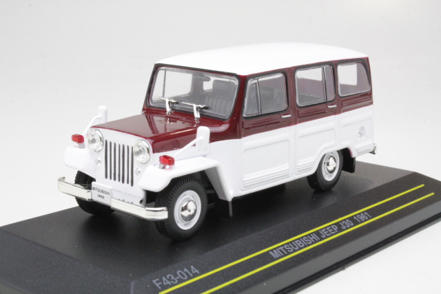 Mitsubishi Jeep J30 1961, red/white