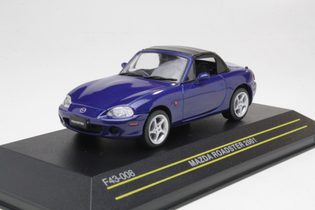 Mazda Roadster 2001, blue "black soft top"