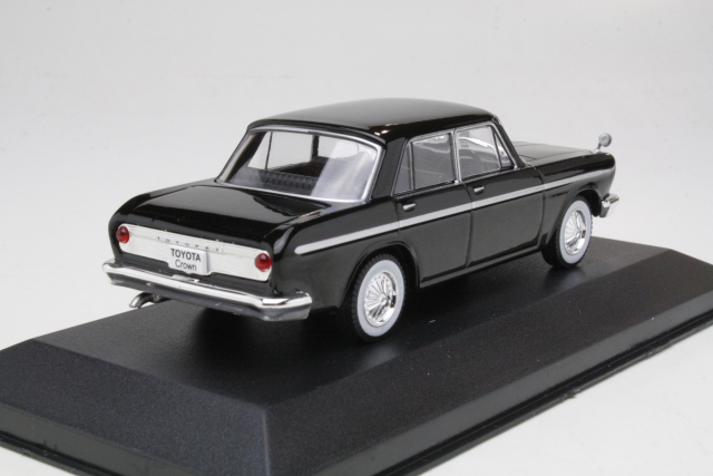 Toyota Toyopet Crown 1962, musta - Sulje napsauttamalla kuva