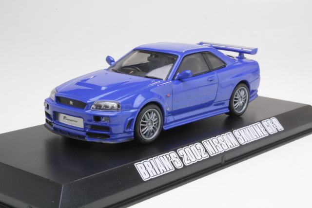 Nissan Skyline GT-R 2002, sininen "Fast and Furious 2009" - Sulje napsauttamalla kuva