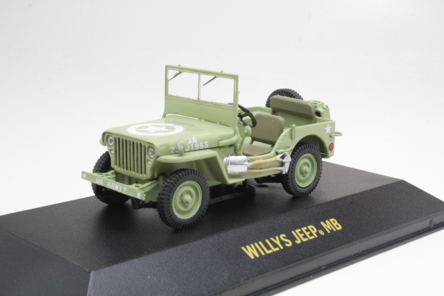 Willys Jeep C7 U.S. Army 1944, vihreä - Sulje napsauttamalla kuva