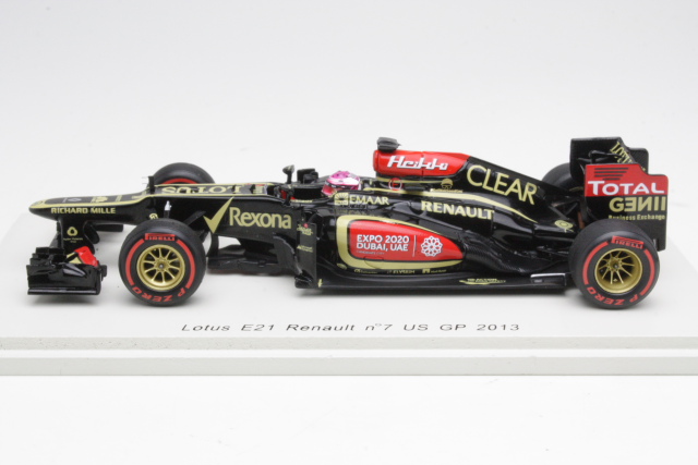 Lotus F1 Team Renault E21, US GP 2013, H.Kovalainen, no.7