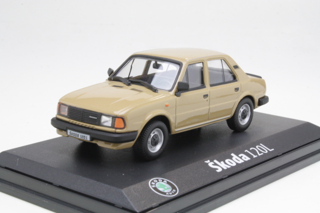 Skoda 120L 1984, brown - Click Image to Close