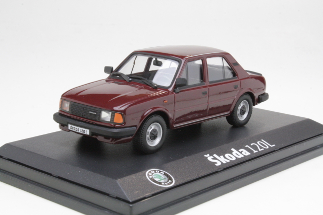 Skoda 120L 1984, tummanpunainen