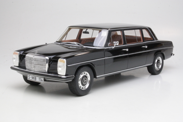 Mercedes 230 (w114) Lang Limousine 1970, musta