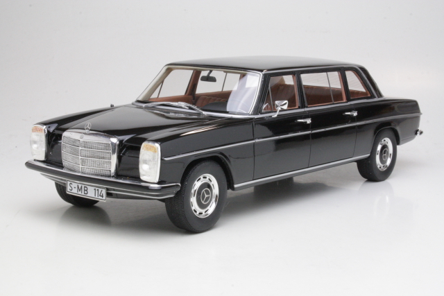 Mercedes 230 (w114) Lang Limousine 1970, musta - Sulje napsauttamalla kuva